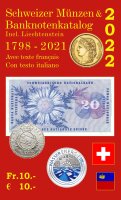 Schweizer Münzen- und Banknotenkatalog 2022