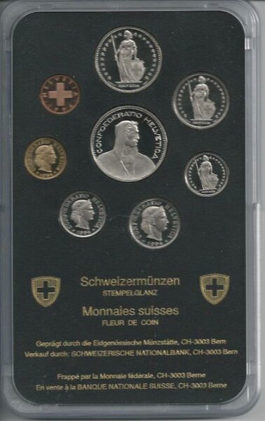Schweizer Münzsatz 1994 stgl