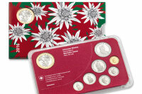 Schweizer Münzsatz 2016 stgl Alpen-Edelweiss